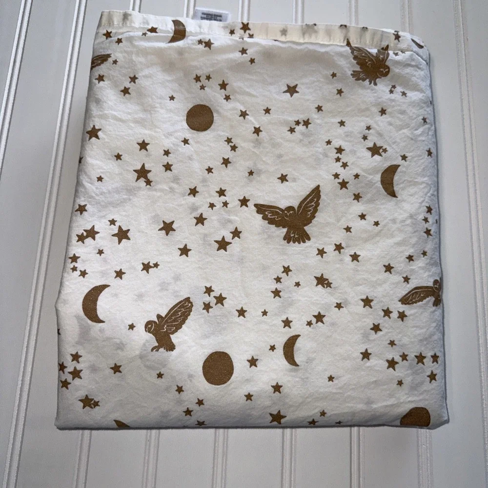 Pottery Barn PB Teen Harry Potter Enchanted Night Sky Full Flat Sheet